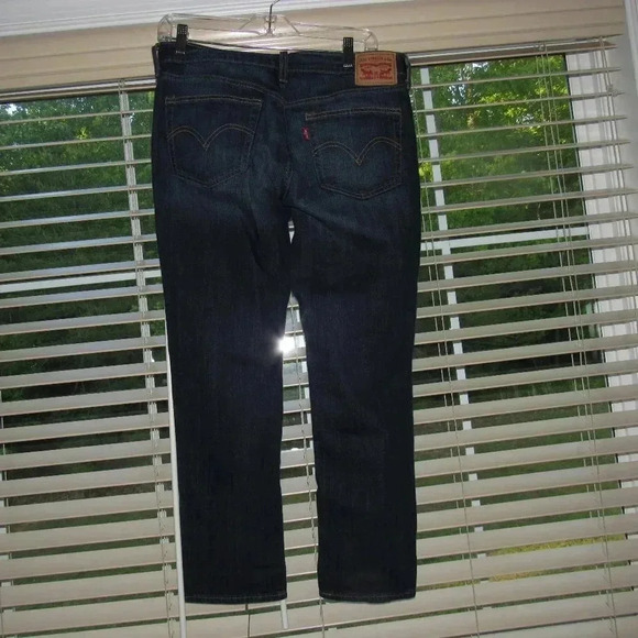 LEVI'S STRAUSS Boyfriend Dark Wash Jeans Size 29 - Picture 3 of 5